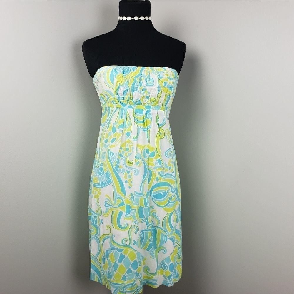 Lilly Pulitzer White Label Sweet Fishy 0 Vintage